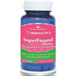 SuperFecund femei 60cps - HERBAGETICA