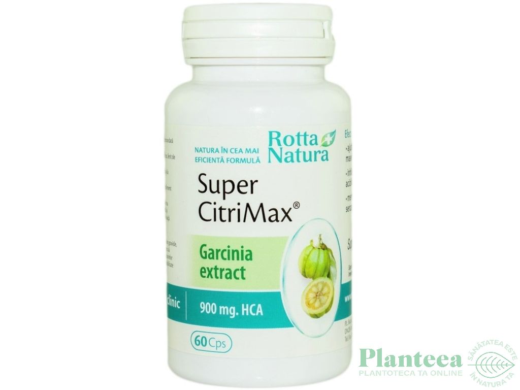 Super CitriMax [garcinia extract] 900mg 60cps - ROTTA NATURA