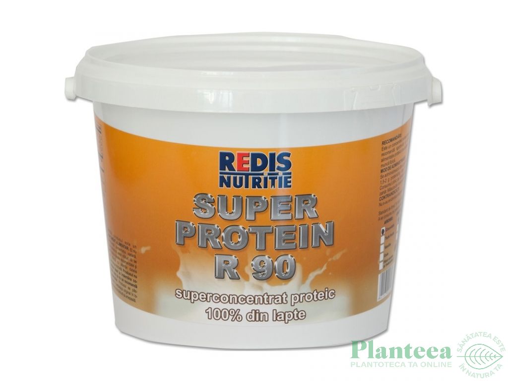 Pulbere proteica lapte Super R90 ciocolata 900g - REDIS