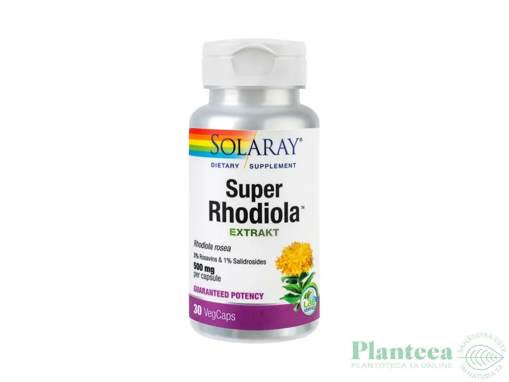 Super rhodiola 30cps - SOLARAY