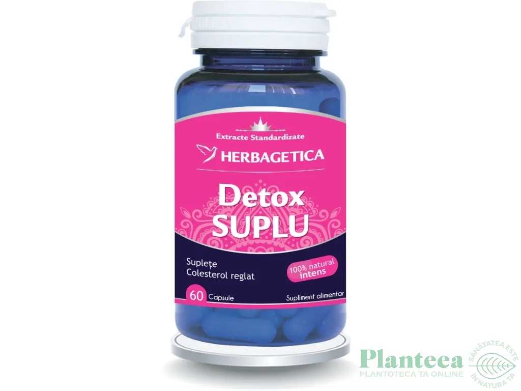 Set Detox suplu 2x60cps - HERBAGETICA