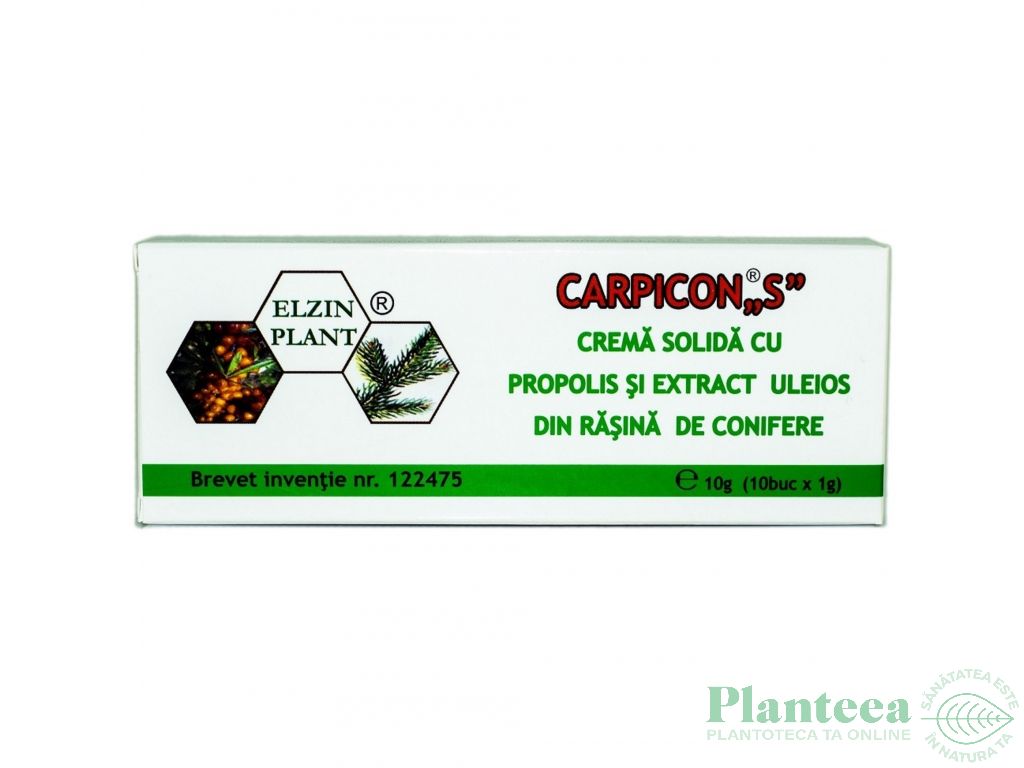 Supozitoare Carpicon S cutie 10x1g - ELZIN PLANT