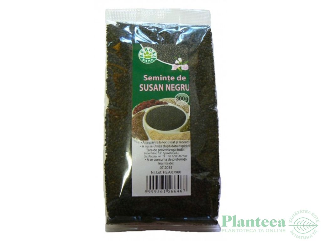 Seminte susan negru 300g - HERBAL SANA