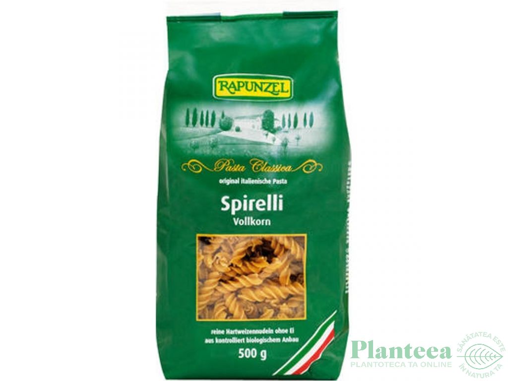 Paste spirale grau integral eco 500g - RAPUNZEL