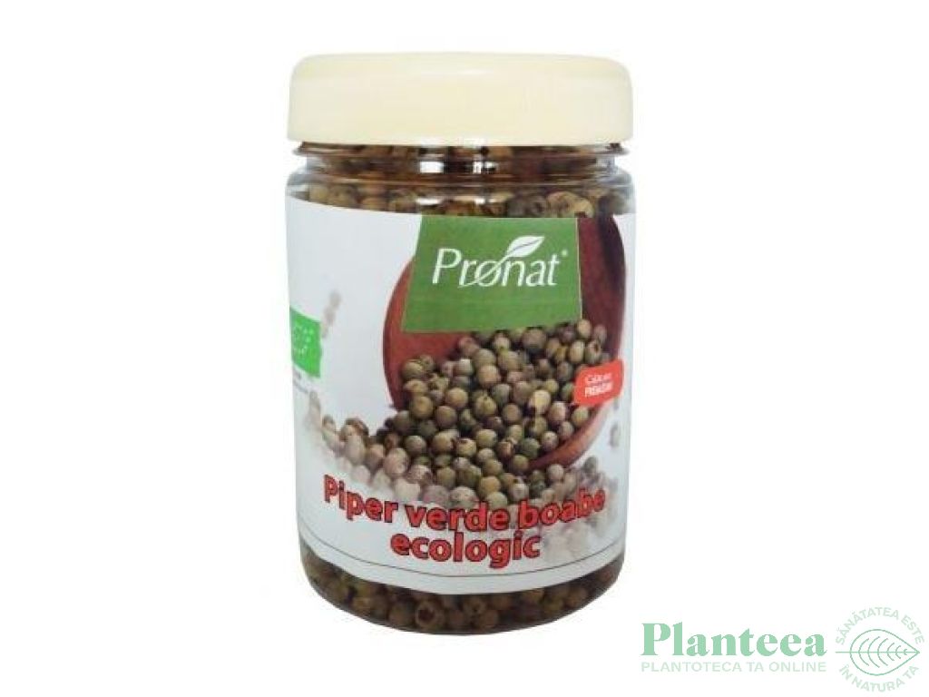 Condiment piper verde boabe eco 40g - PRONAT