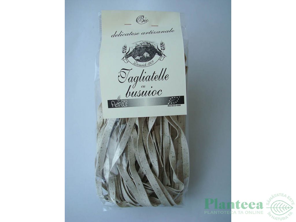 Paste tagliatelle grau semola busuioc eco 250g - PETRAS BIO