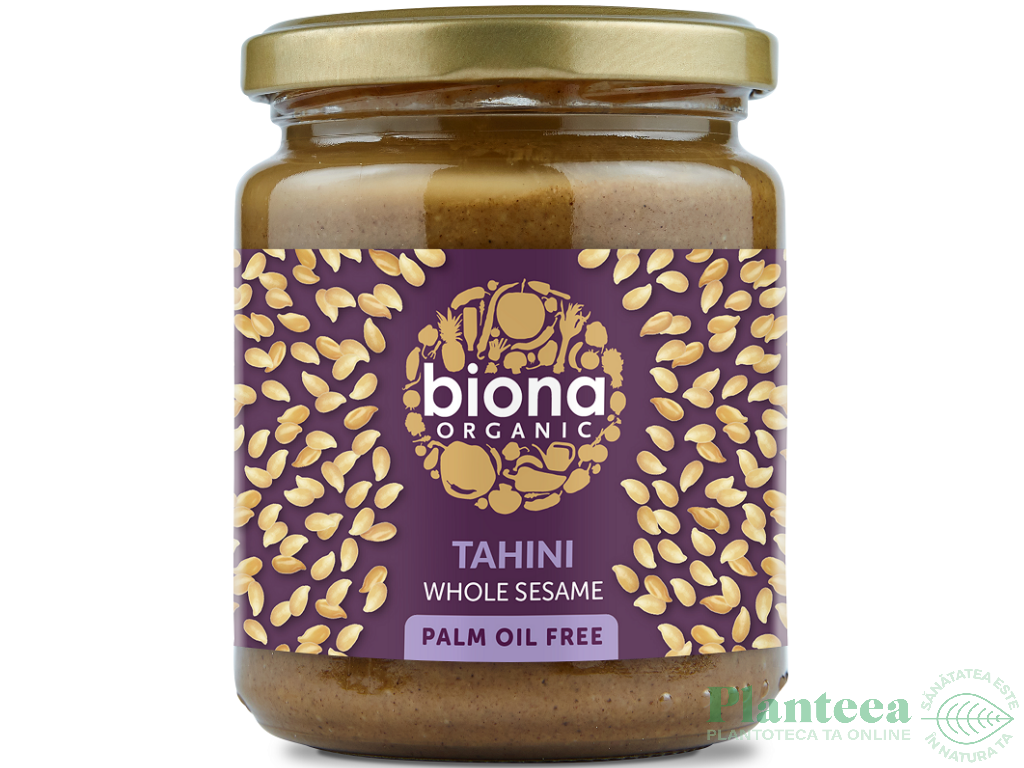 Pasta susan integral Tahini cu sare 250g - BIONA