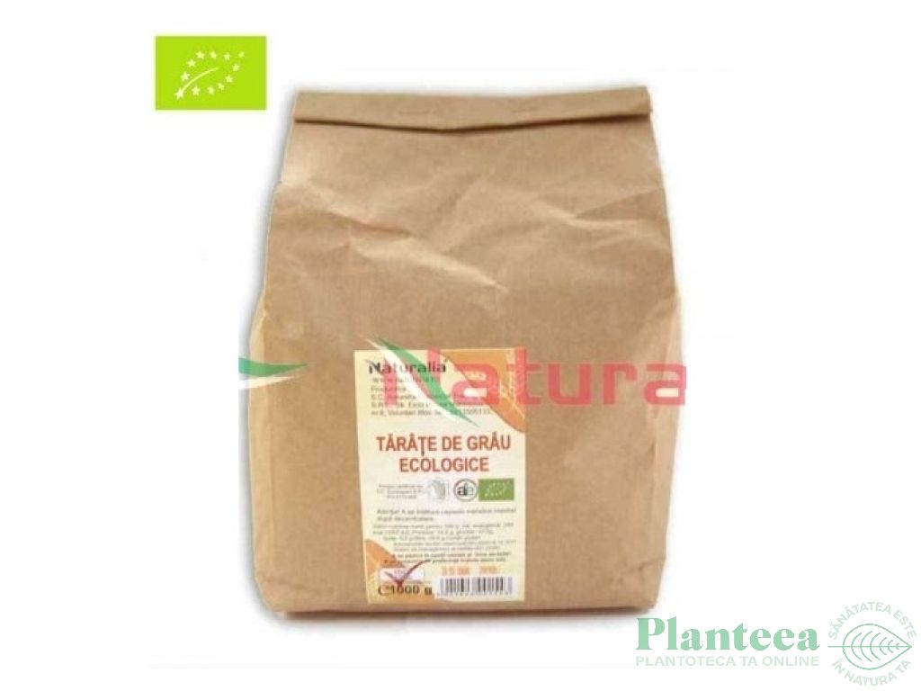 Tarate grau bio 1kg - NATURALIA