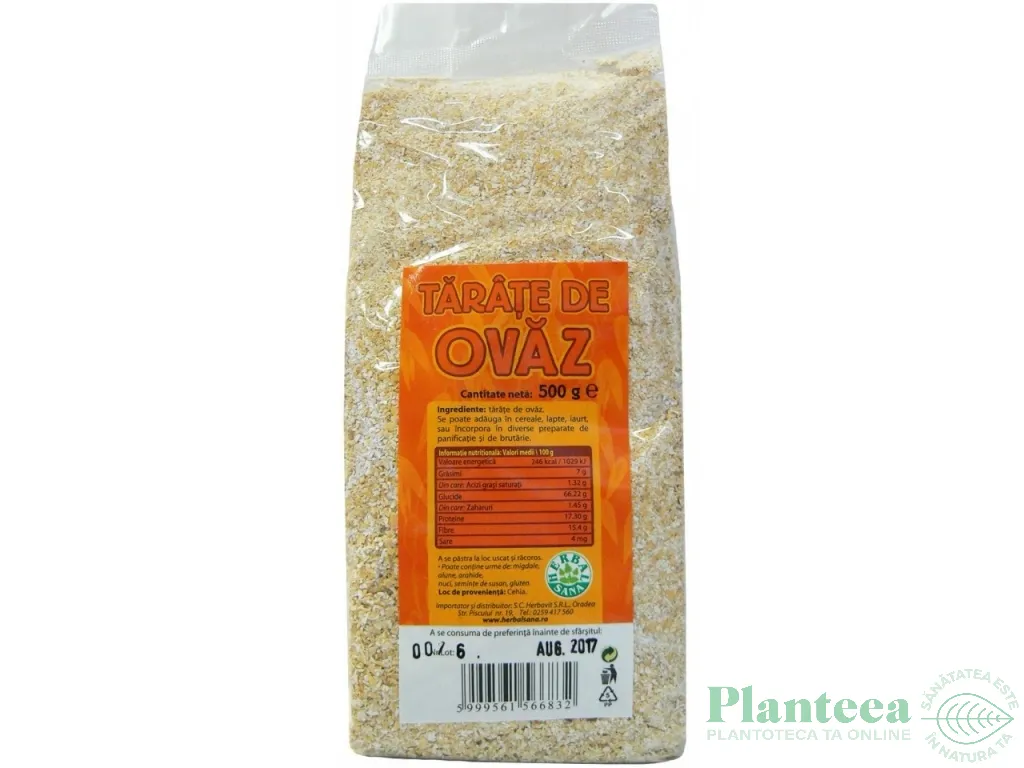 Tarate ovaz 500g - HERBAL SANA