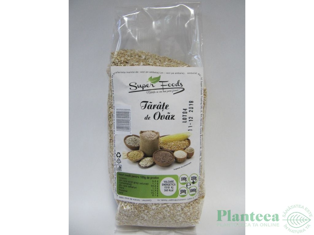 Tarate ovaz 250g - SUPERFOODS