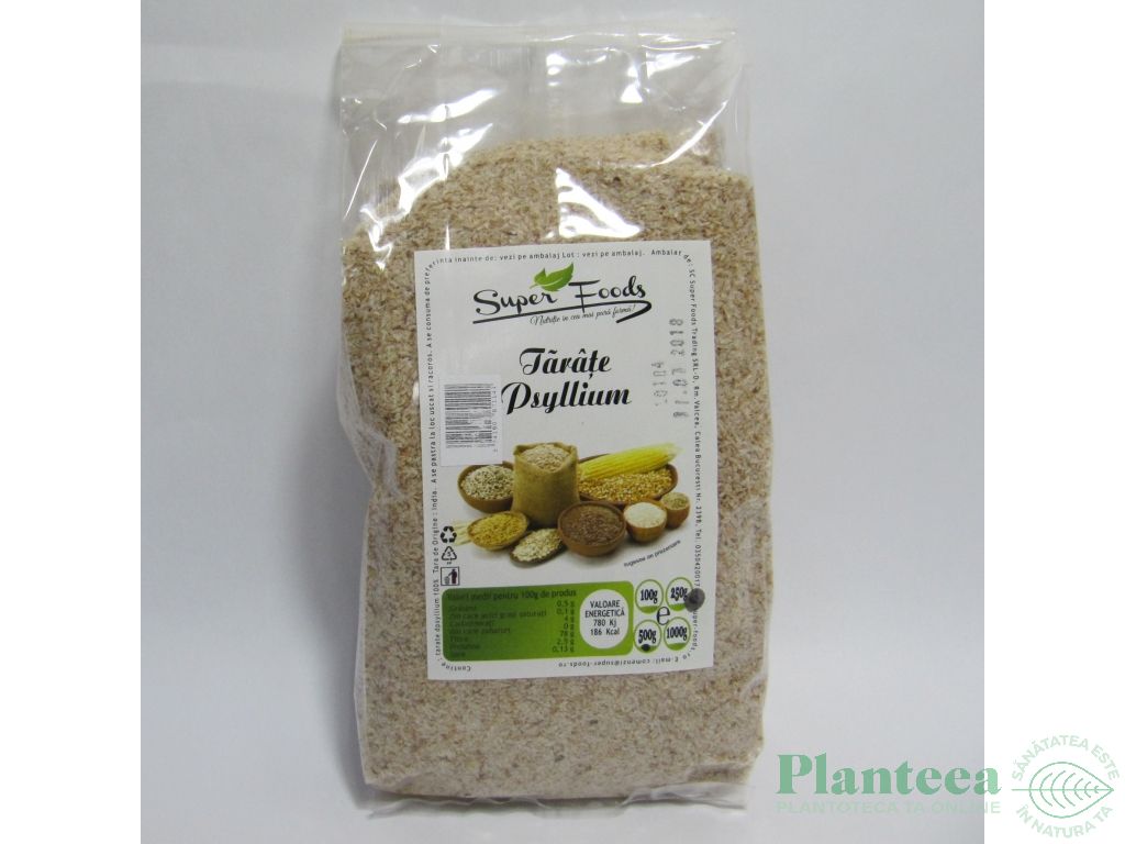 Tarate psyllium 250g - SUPERFOODS