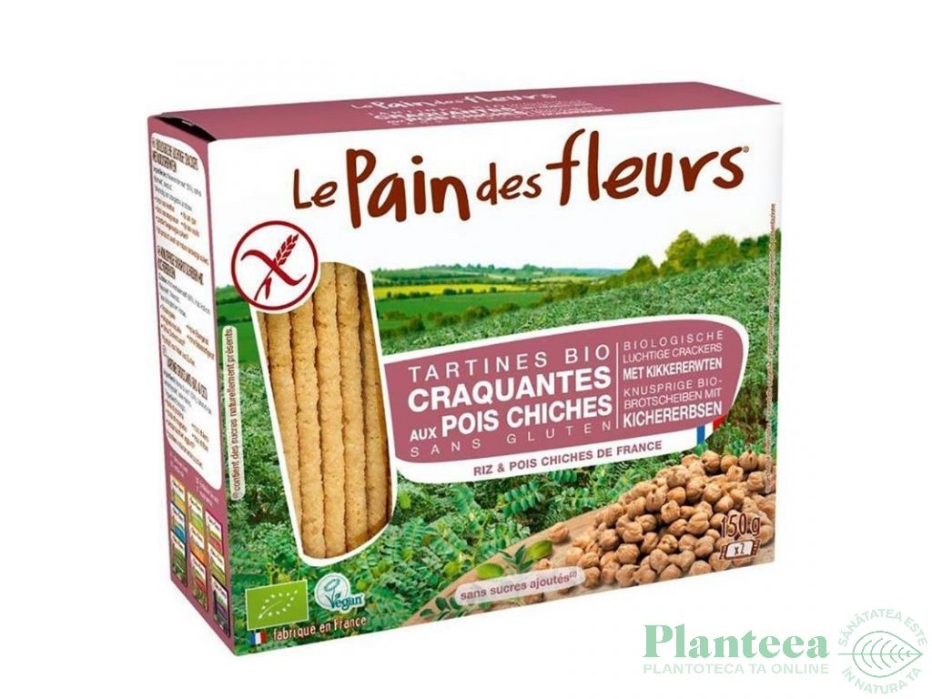 Tartine crocante naut orez semiintegral eco 150g - LE PAIN DES FLEURS