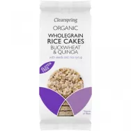 Rondele expandate orez hrisca quinoa eco 55g - CLEARSPRING