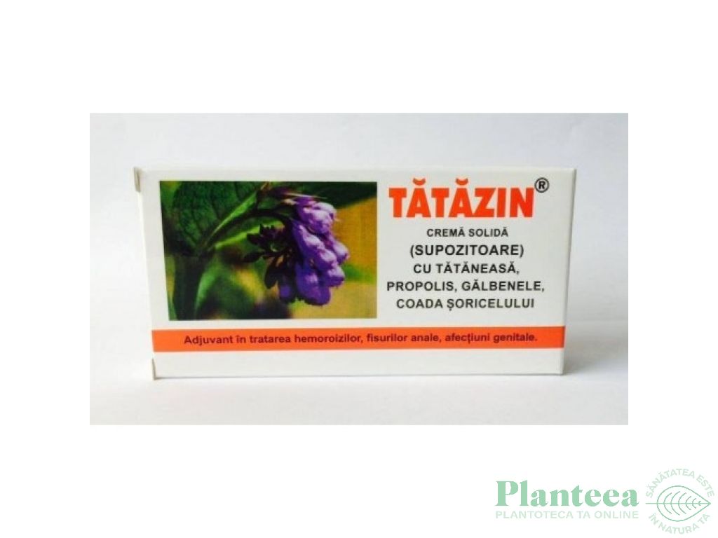 Supozitoare Tatazin 10x1,5g - ELZIN PLANT