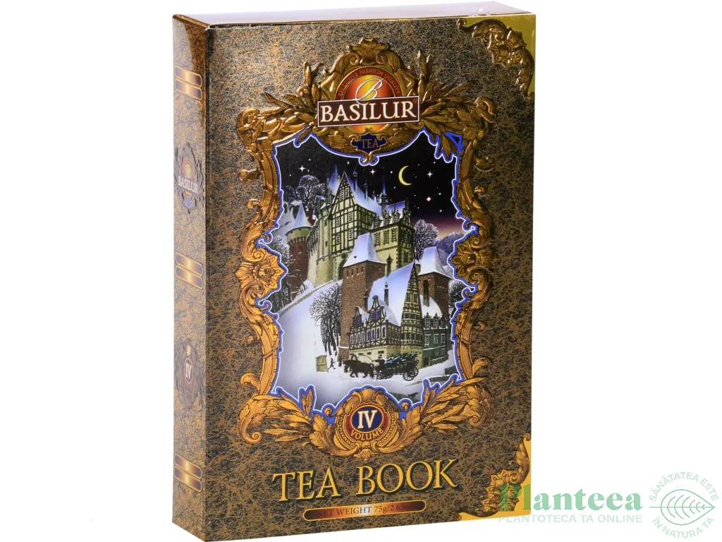 Ceai negru ceylon Tea Book vol4 carte 75g - BASILUR