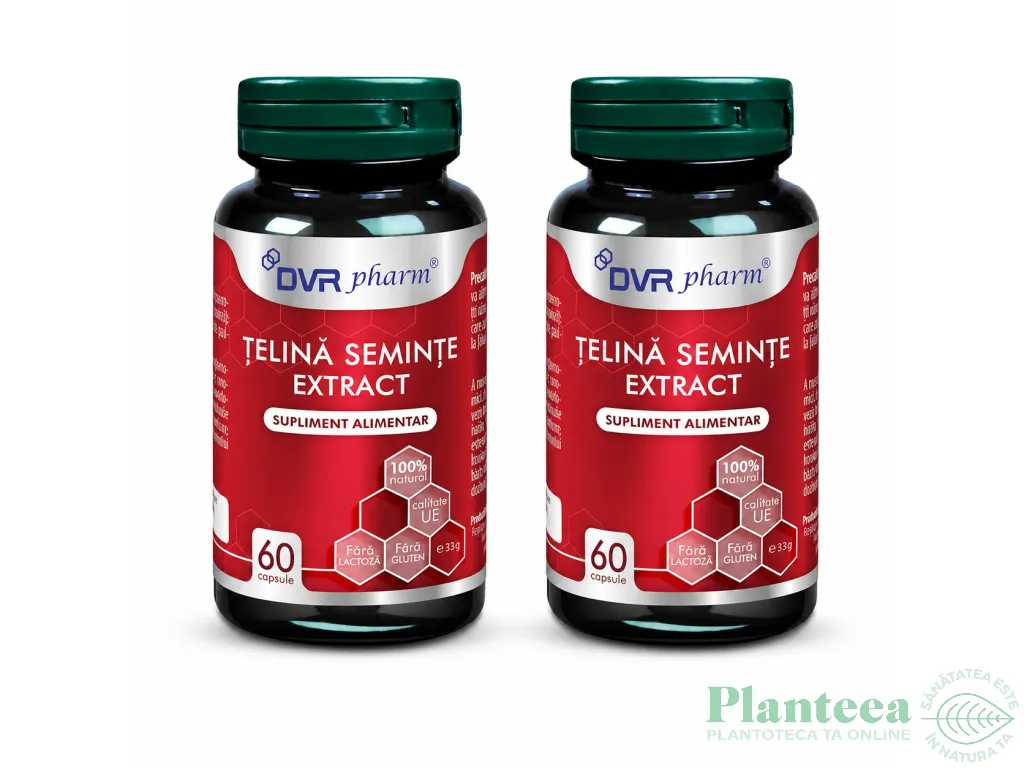 Set Telina seminte extract 2x60cps - DVR PHARM