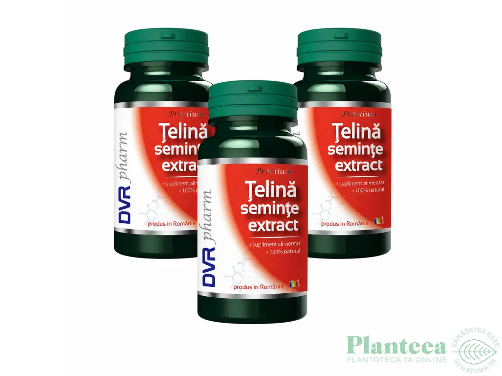 Set Telina seminte extract 3x30cps - DVR PHARM