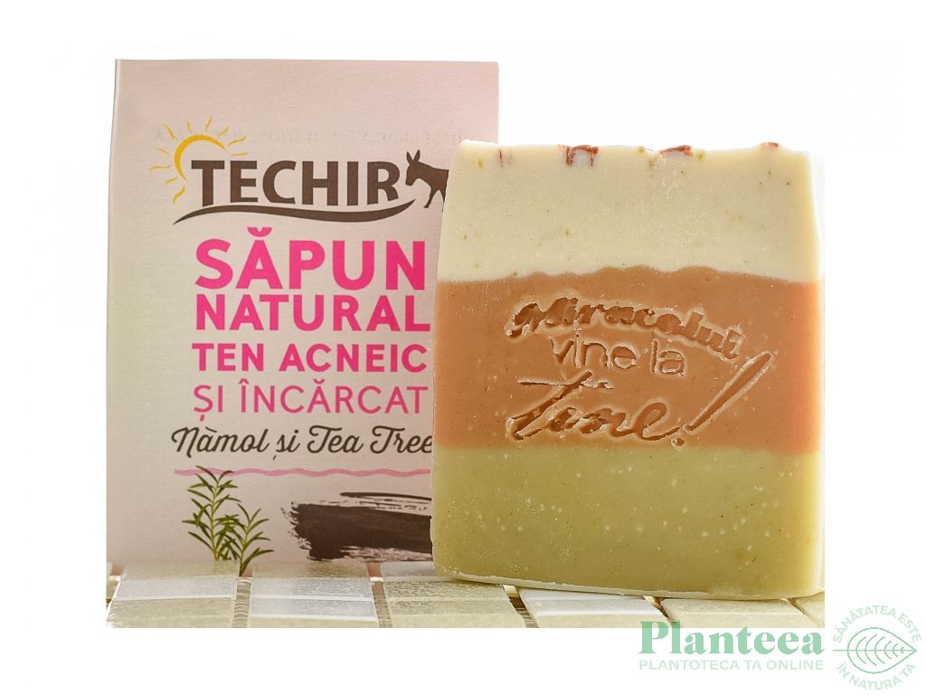 Sapun ten acneic incarcat 120g - TECHIR