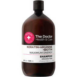 Sampon energizant Keratin+Arginine+Biotin Maximum Energy 946ml - THE DOCTOR HEALTH&CARE