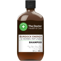 Sampon anticadere Burdock Energy 5Herbs Infused 355ml - THE DOCTOR HEALTH&CARE