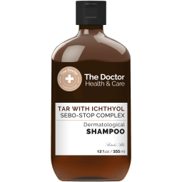 Sampon antimatreata Tar With Ichthyol+Sebo Stop Dermatol 355ml - THE DOCTOR HEALTH&CARE