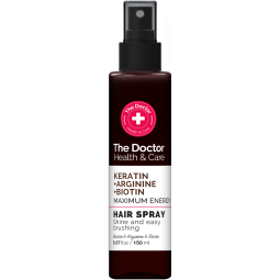 Spray par energizant Keratin+Arginine+Biotin Maximum Energy 150ml - THE DOCTOR HEALTH&CARE