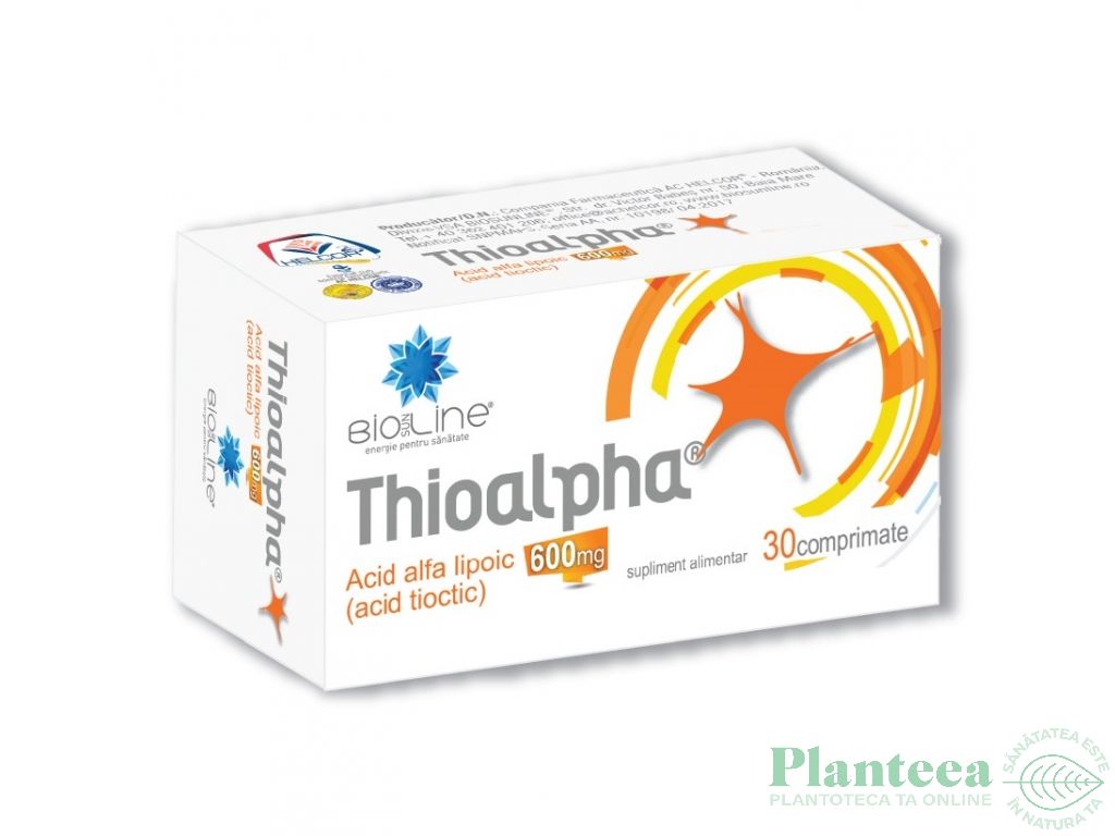 Thioalpha [acid alfa lipoic] 600mg 30cp - AC HELCOR