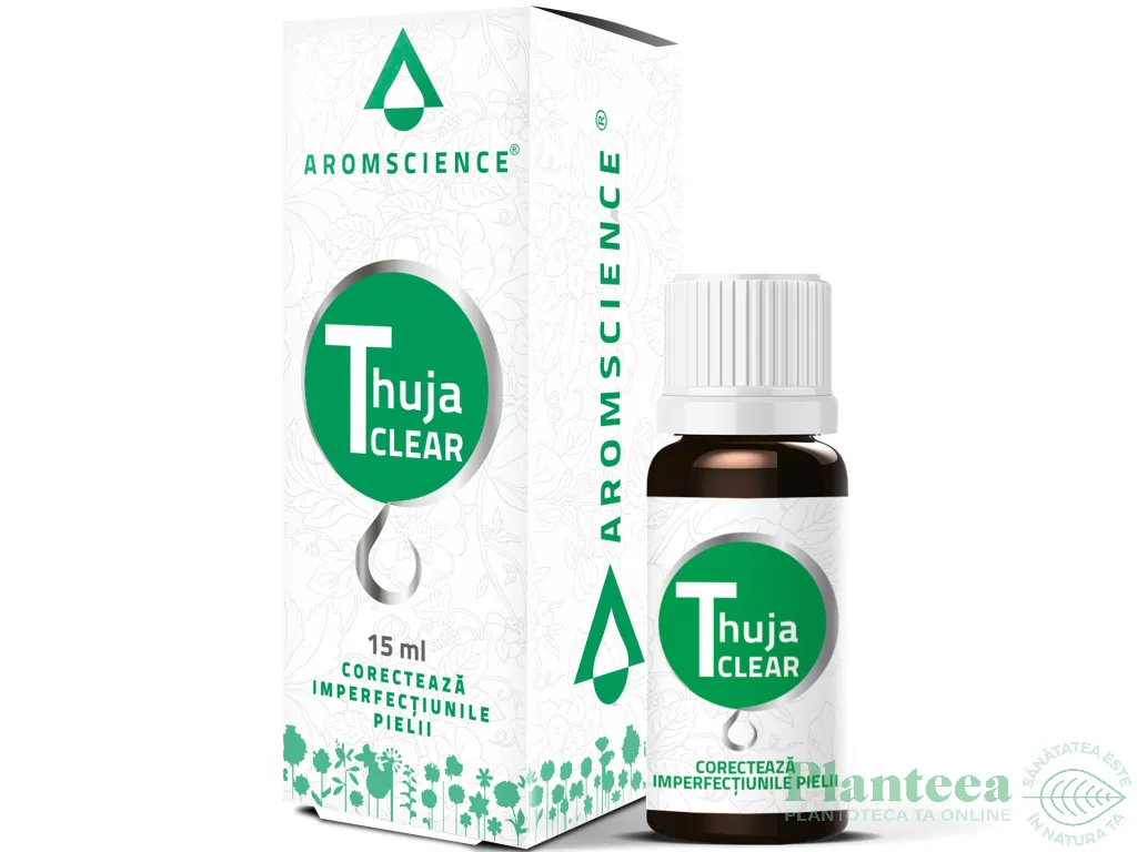 Solutie piele Thuja Clear 15ml - AROM SCIENCE