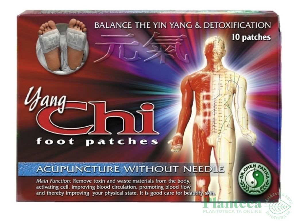 Plasturi dezintoxicare Yang Chi aloe vera 10b - DR CHEN PATIKA