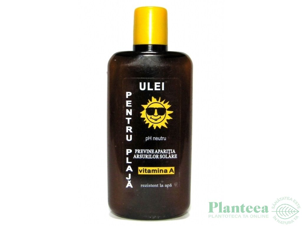 Ulei plaja prevenire arsuri solare vitamina A spf0 125ml - SENSIVE