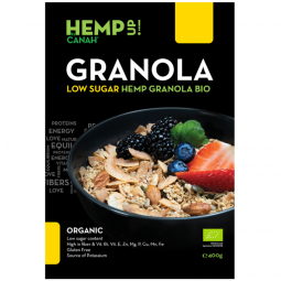 Granola canepa low sugar HempUp! eco 400g - CANAH
