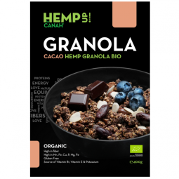 Granola canepa cacao HempUp! eco 400g - CANAH