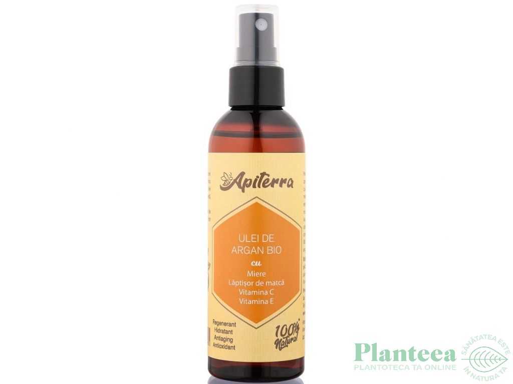 Ulei argan miere laptisor matca 100ml - APITERRA