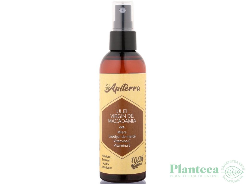 Ulei macadamia miere laptisor matca 100ml - APITERRA