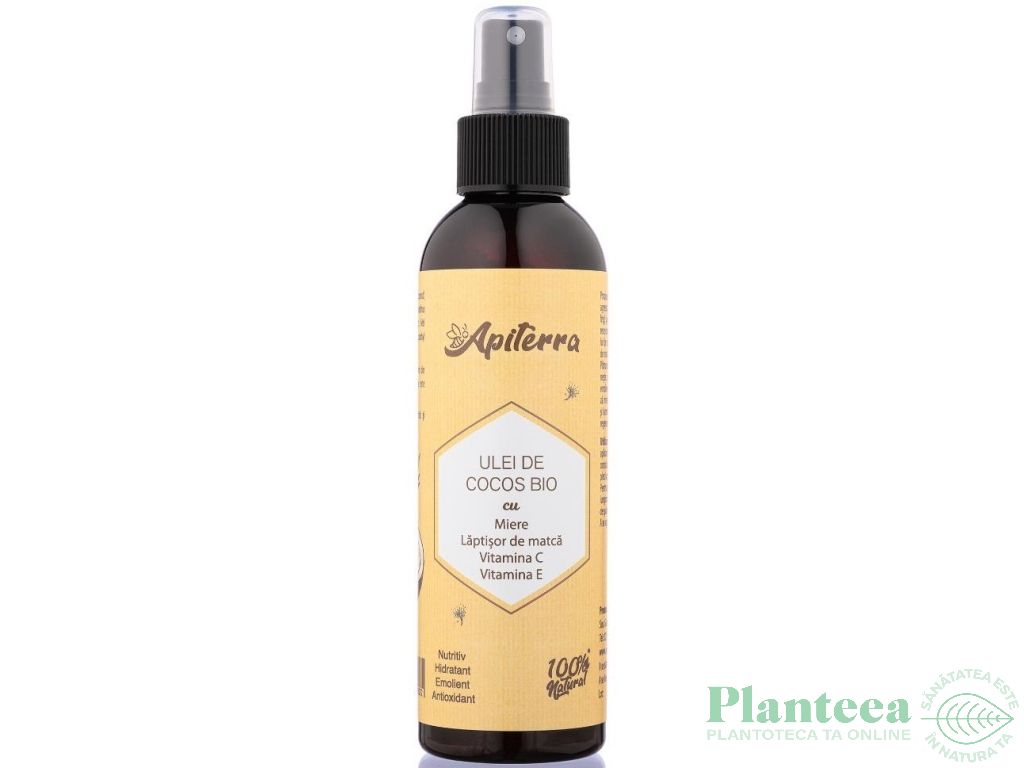 Ulei cocos miere laptisor matca 100ml - APITERRA