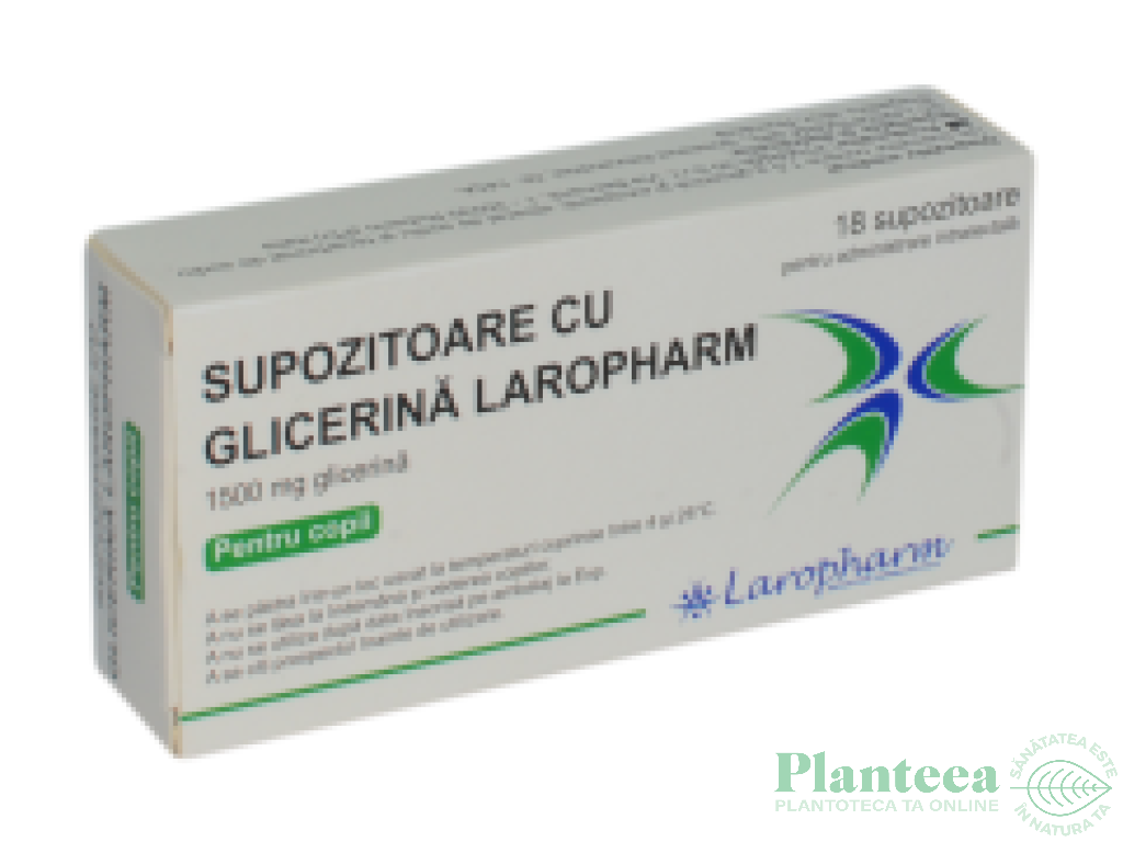 Supozitoare glicerina adulti 2500mg 18b - LAROPHARM