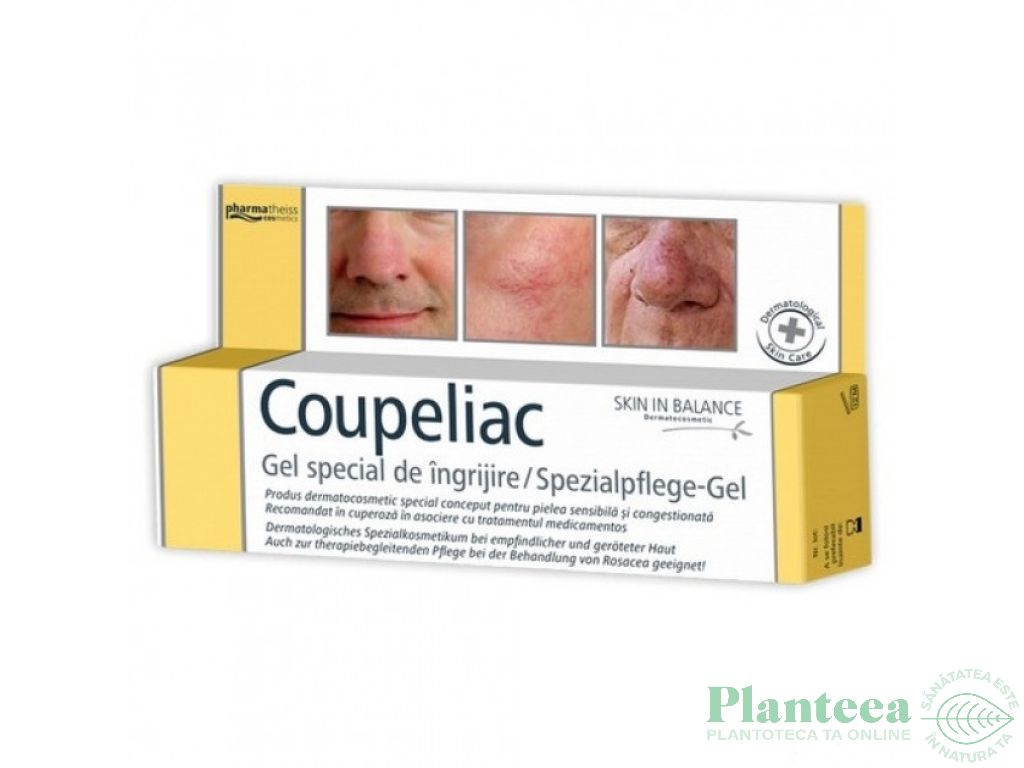 Gel special ten sensibil congestionant Coupeliac 20ml - DR THEISS