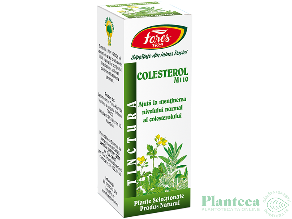 Tinctura colesterol 30ml - FARES