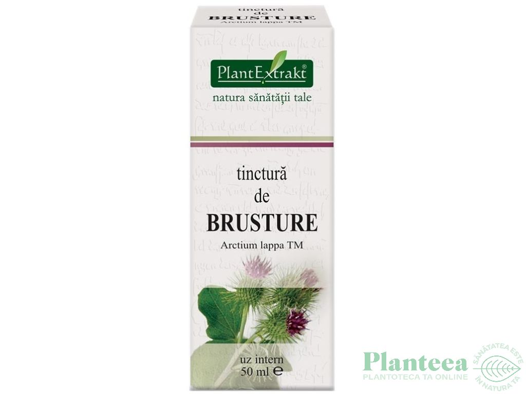 Tinctura brusture 50ml - PLANTEXTRAKT