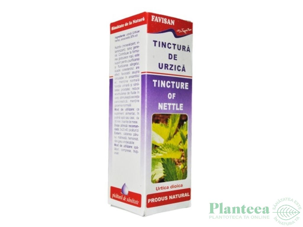 Tinctura urzica 50ml - FAVISAN