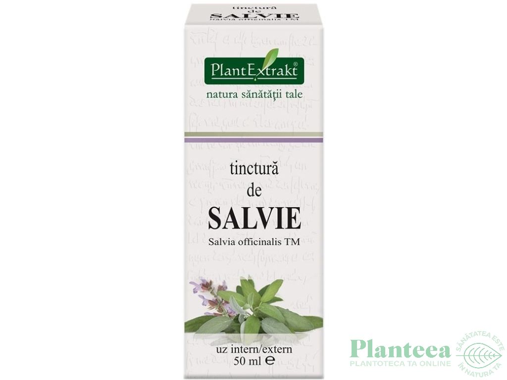 Tinctura salvie 50ml - PLANTEXTRAKT