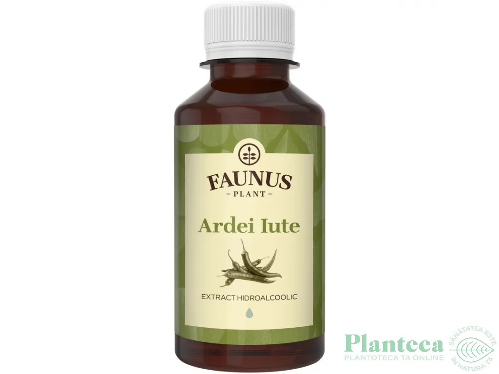 Tinctura ardei iute 200ml - FAUNUS