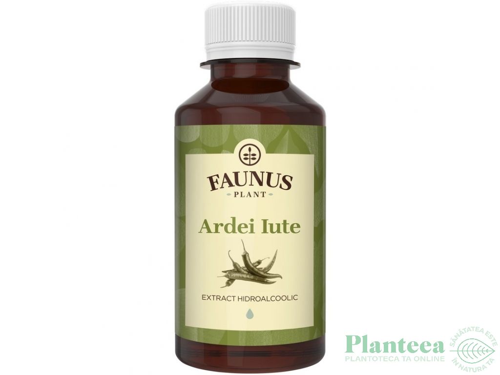 Tinctura ardei iute 200ml - FAUNUS PLANT