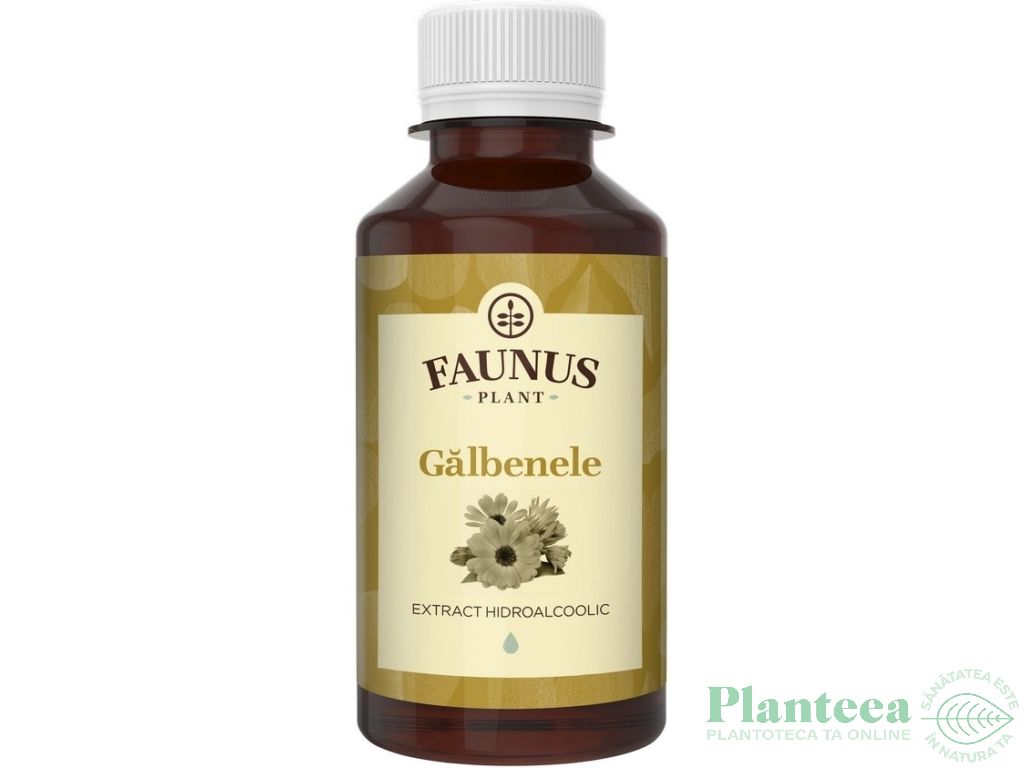 Tinctura galbenele 200ml - FAUNUS PLANT