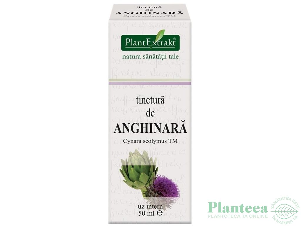 Tinctura anghinare 50ml - PLANTEXTRAKT