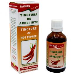 Tinctura ardei iute 50ml - FAVISAN