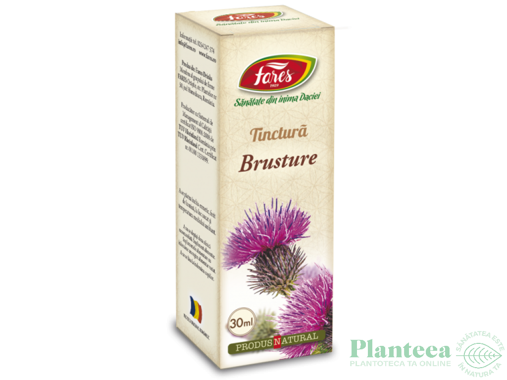 Tinctura brusture 30ml - FARES