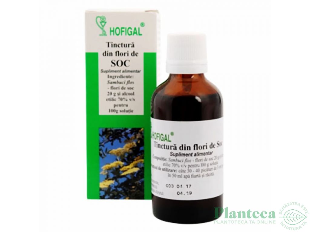 Tinctura soc flori 50ml - HOFIGAL