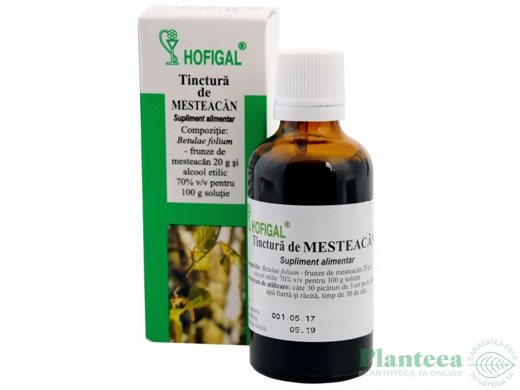 Tinctura mesteacan 50ml - HOFIGAL