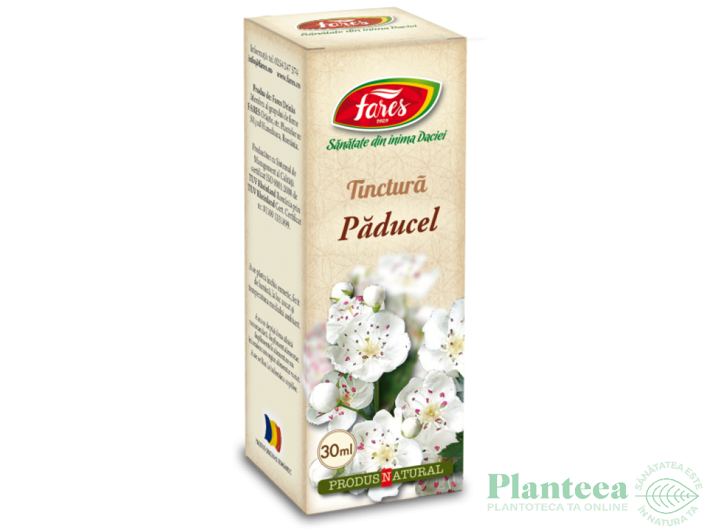 Tinctura paducel flori frunze 30ml - FARES